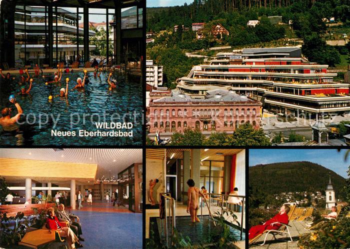 Wildbad Schwarzwald Neues Eberhardsbad Eingangshalle Sauna Tauchbecken Sonnenter