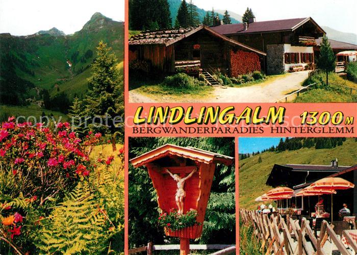 Hinterglemm Saalbach Lindlingalm Wegekreuz Terrasse
