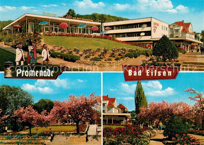Bad Eilsen Kurhaus Promenade Treppe Park