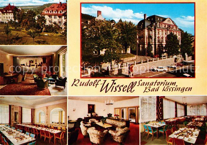 Bad Kissingen Rudolf Wissell Sanatorium Speisesaal Aufenthaltsraum