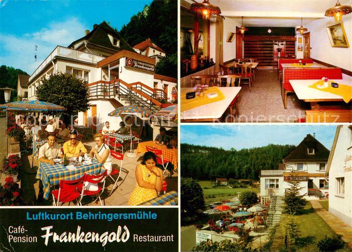 Behringersmuehle Cafe Pension Frankengold Restaurant Terrasse
