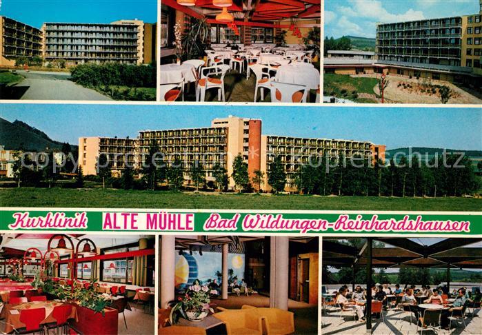 Reinhardshausen Kurklinik Alte Muehle Gastraeume Terrasse