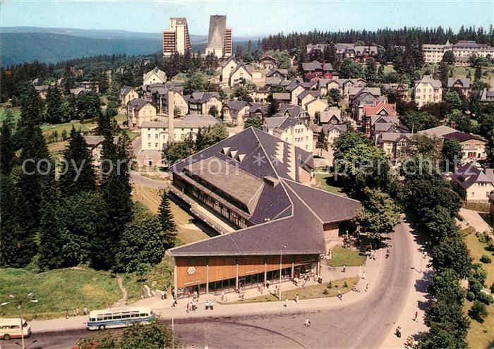 Oberhof Thueringen Blick vom FDGB Erholungsheim Rennsteig