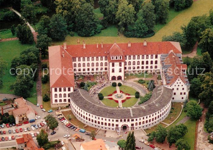 Meiningen Thueringen Schloss Elisabethenburg Fliegeraufnahme