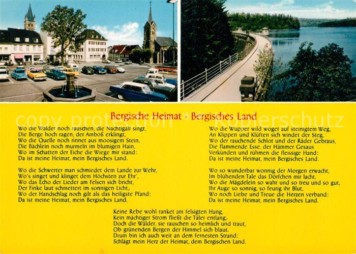 Bergisches Land Marktplatz Brunnen Uferstrasse