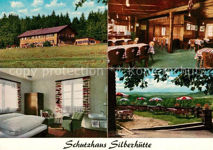 Flossenbuerg Oberpfaelzer Waldschutzhaus Silberhuette Gastraum Zimmer Terrasse