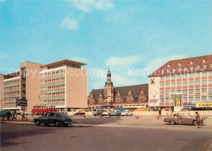 LEIPZIG Sachsen Altes Rathaus Messeamt und Messehaus am Markt