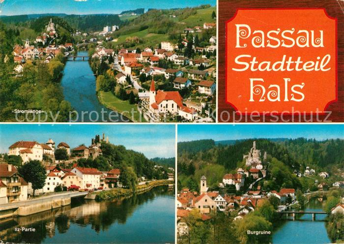 Hals Passau Stromlaenge Ilz Partie Burgruine