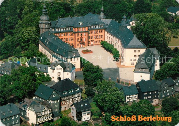 Bad Berleburg Schloss Berleburg Fliegeraufnahme