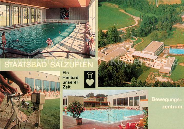 Bad Salzuflen Hallenbad Fitnes Freibad Fliegeraufnahme
