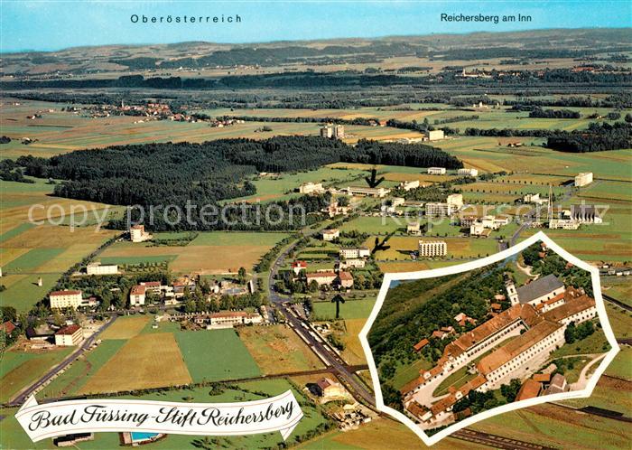 Bad Fuessing Stift Reichersberg Fliegeraufnahme