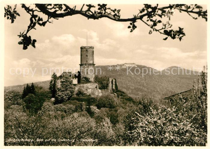 Bad Godesberg mit Godesburg und Petersberg