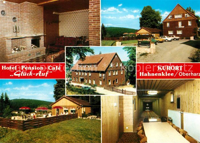 Hahnenklee-Bockswiese Harz Hotel Pension Cafe Glueck Auf Terrasse Kegelbahn