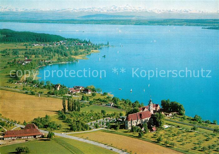 Birnau Basilika Birnau am Bodensee Fliegeraufnahme