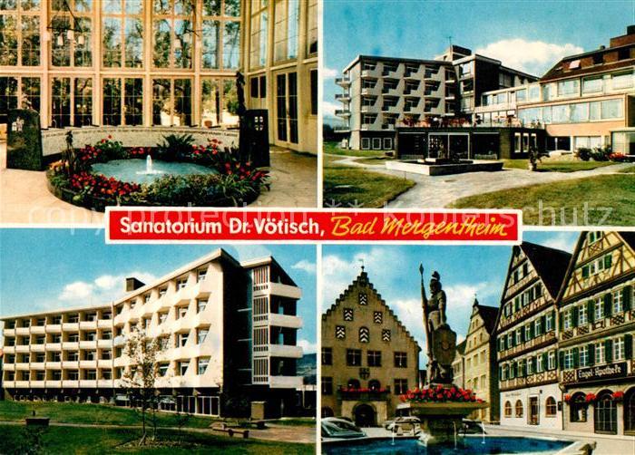Bad Mergentheim Sanatorium Dr Voetisch Marktplatz