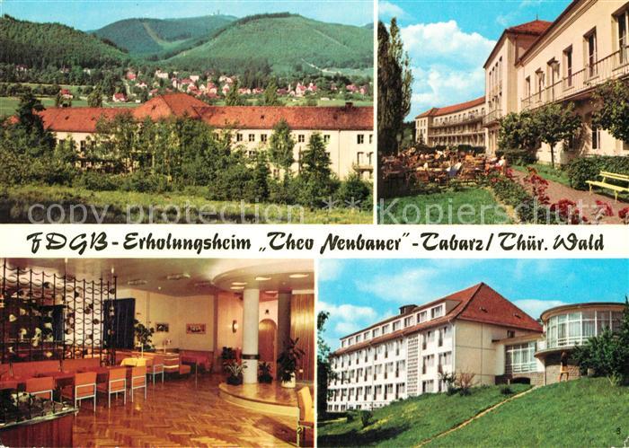 Tabarz FDGB Erholungsheim Theo Neubauer Foyer Park