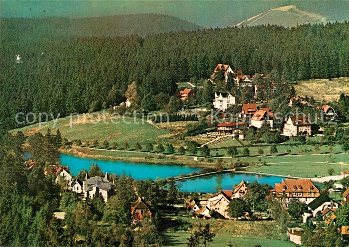 Hahnenklee-Bockswiese Harz Blick auf die Kurteiche