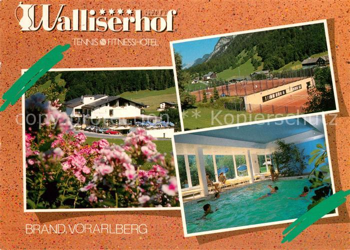 Brand Bludenz Walliserhof Tennis Fitness Hotel Hallenbad