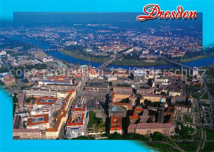 DRESDEN Elbe Fliegeraufnahme