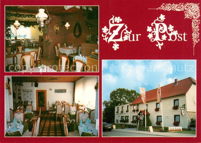 Berklingen Restaurant Cafe Zur Post Gastraeume