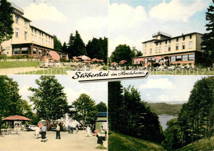 Walkenried Berghotel Stoeberhai Park Gartenterrasse Panorama