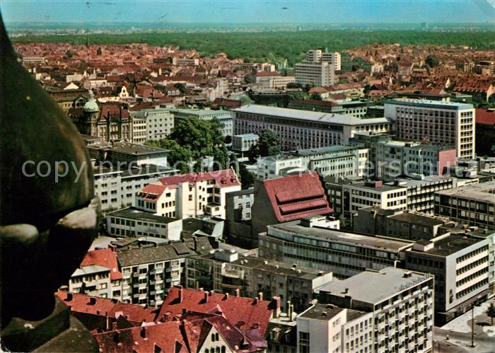 HANNOVER  CITY Blick vom Rathausturm auf Georgsplatz