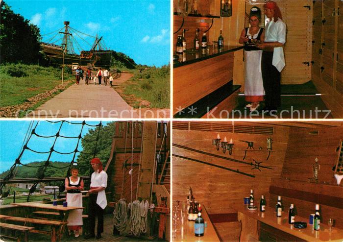 Sassnitz Ostseebad Ruegen OT Neu Mukran Piratenschiff Details