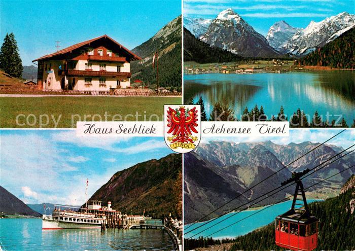Achensee Haus Seeblick Panorama Schiffsanlegestelle Seilbahn