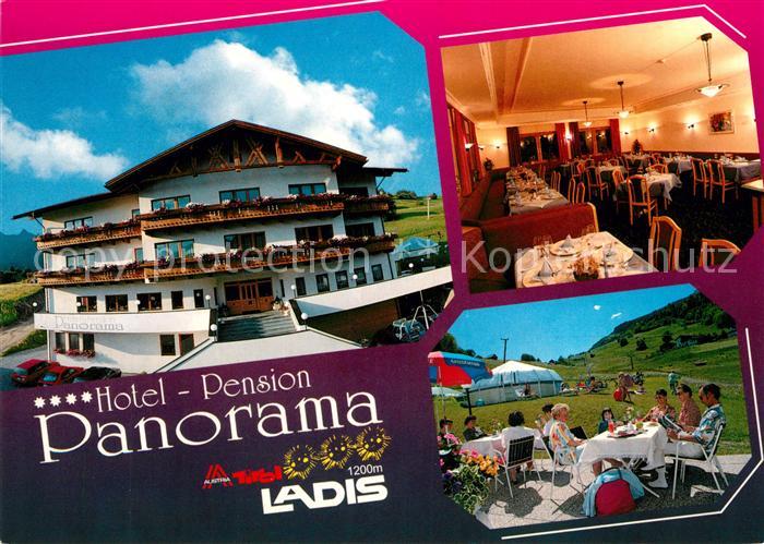 Ladis Hotel Pension Panorama Speisesaal Terrasse