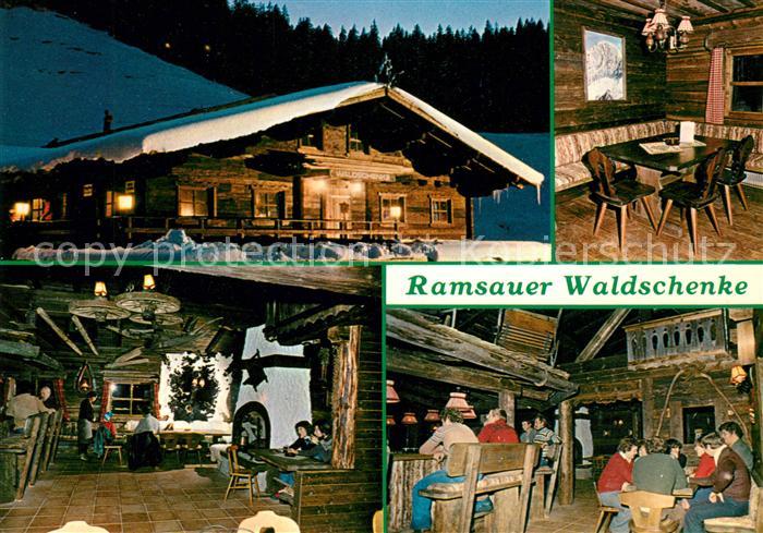 Ramsau Dachstein Steiermark Ramsauer Waldschenke Gastraeume Bar