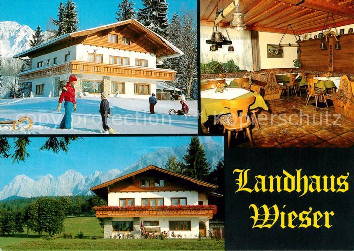 Ramsau Dachstein Steiermark Landhaus Wieser Gastraum