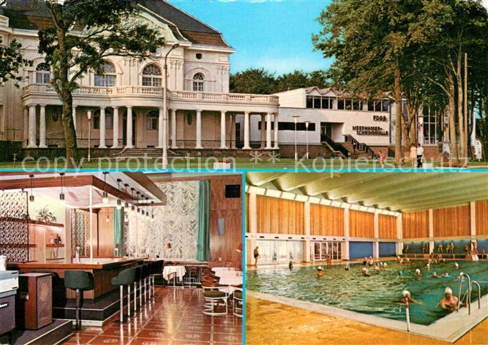 Kuehlungsborn Ostseebad Meerwasserschwimmbad des FDGB