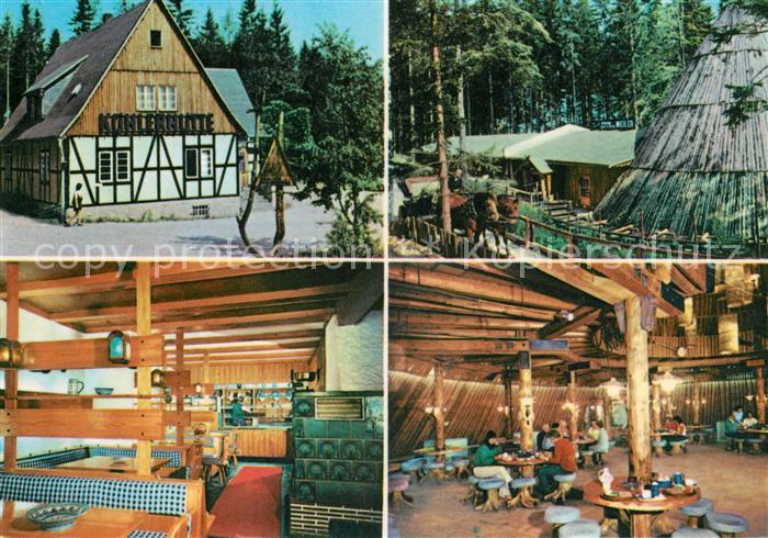 Sosa Erzgebirge Konsum Gaststaetten Koehlerhuette und Meiler