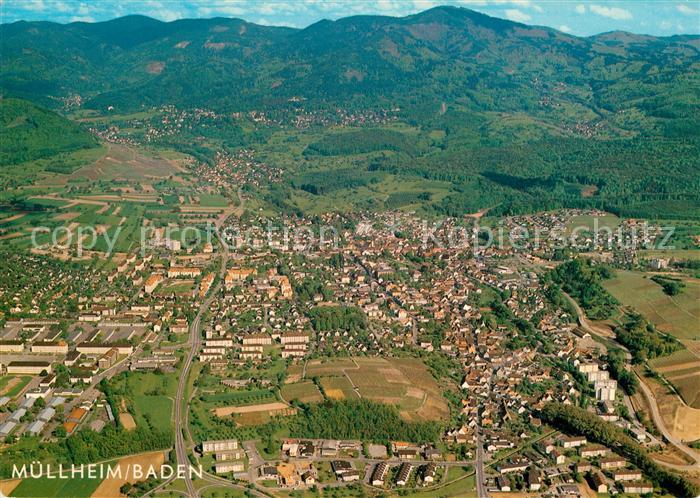 Muellheim Baden Fliegeraufnahme