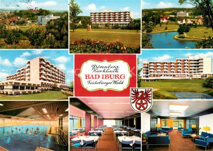 Bad Iburg Doerenberg Kurklinik Hallenbad Speisesaal Foyer