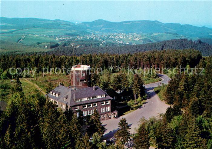 Winterberg Hochsauerland Gaststaette Kahler Asten Fliegeraufnahme