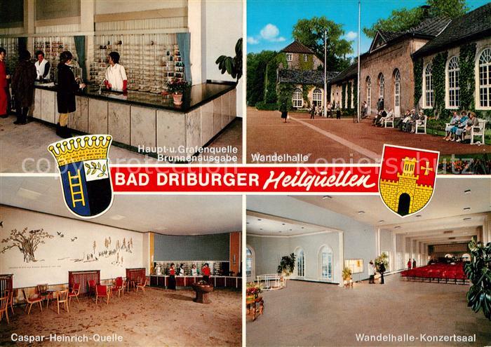 Bad Driburg Brunnenausgabe Wandelhalle Caspar Heinrich Quelle Konzertsaal