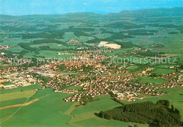 Wangen Allgaeu Fliegeraufnahme