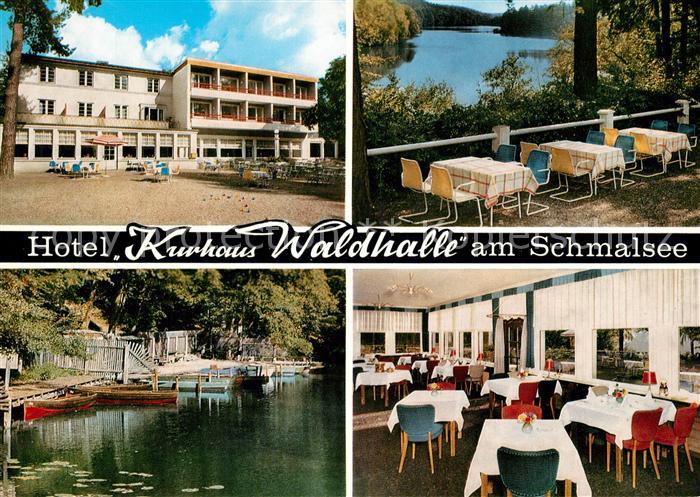 Moelln Lauenburg Hotel Kurhaus Waldhalle am Schmalsee Speisesaal Terrasse