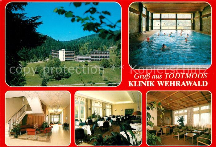 Todtmoos Klinik Wehrawald der BfA Hallenbad Treppe Speisesaal Foyer