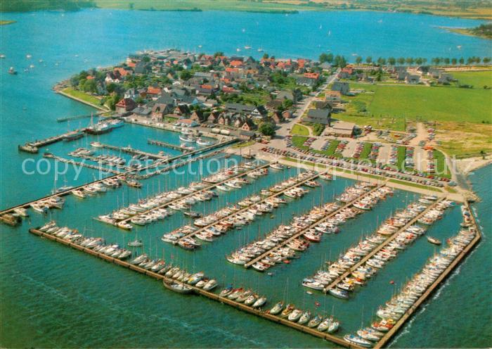 Maasholm Fliegeraufnahme mit Yachthafen
