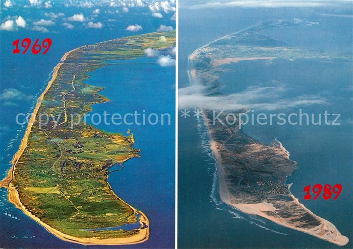 Sylt 1969 und 1989 Fliegeraufnahmen