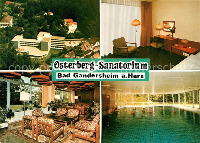Bad Gandersheim Osterberg Sanatorium Gastraum Hallenbad
