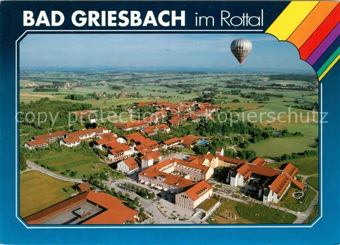 Bad Griesbach Rottal Fliegeraufnahme mit Golf Ressort und Ballonhafen