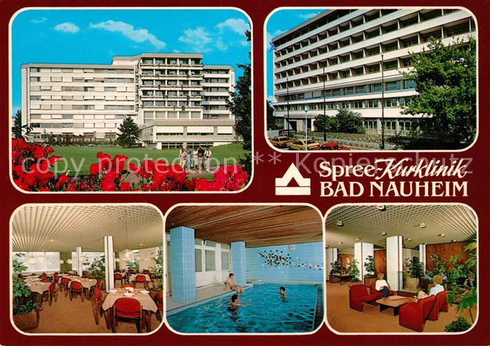 Bad Nauheim Spree Kurklinik Speisesaal Hallenbad Foyer