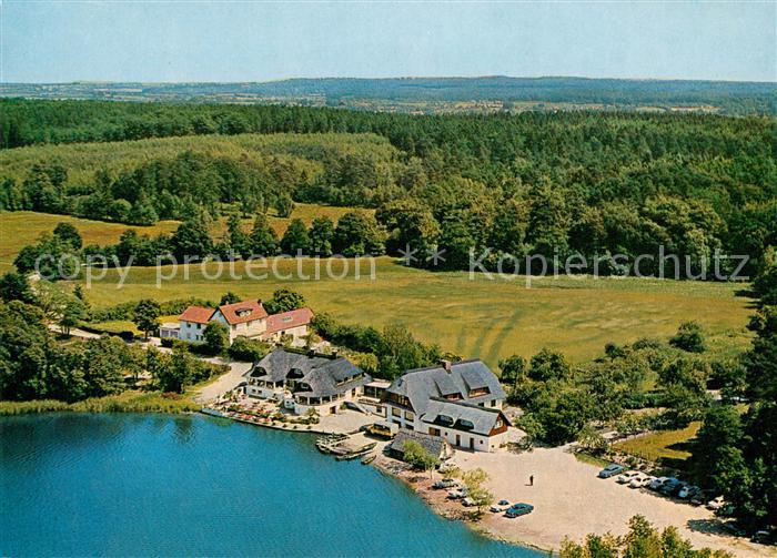 Luetjensee Fischerklause am Luetjensee Fliegeraufnahme