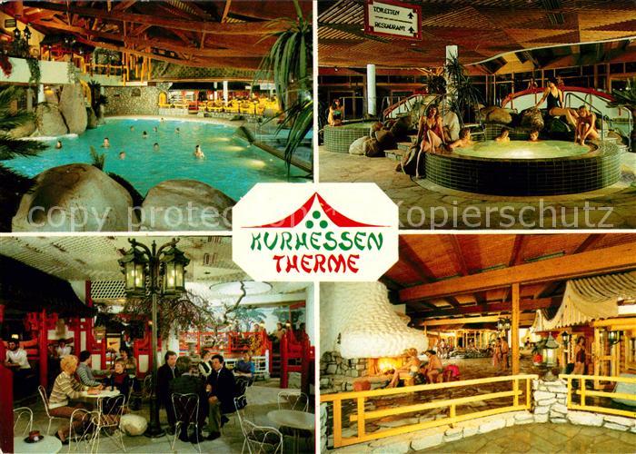 Wilhelmshoehe Kassel Kurhessen Therme Restaurant Whirlpool