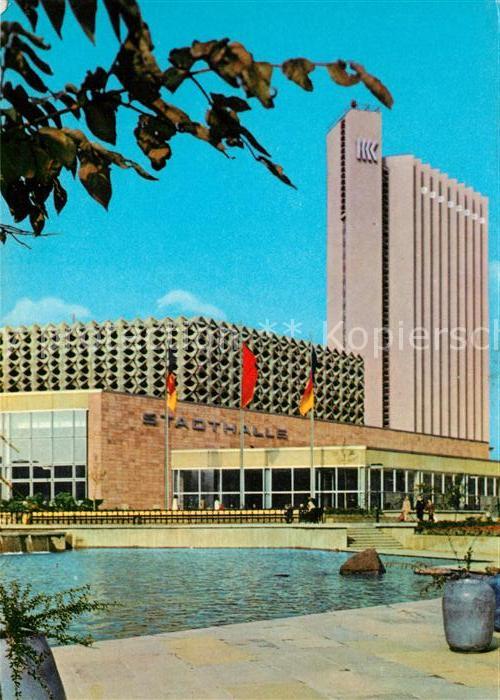 Karl-Marx-Stadt Stadthalle und Interhotel Kongress
