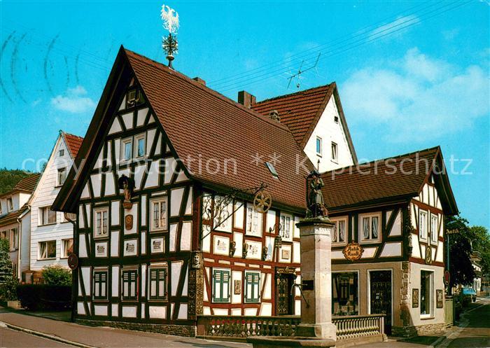 Bad Orb Fachwerkhaus am Wendelinusbrunnen