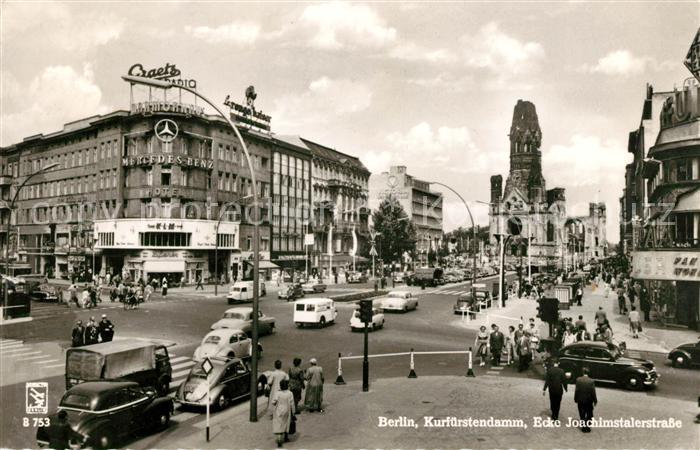 BERLIN  CITY Kurfuerstendamm Ecke Joachimstalerstrasse